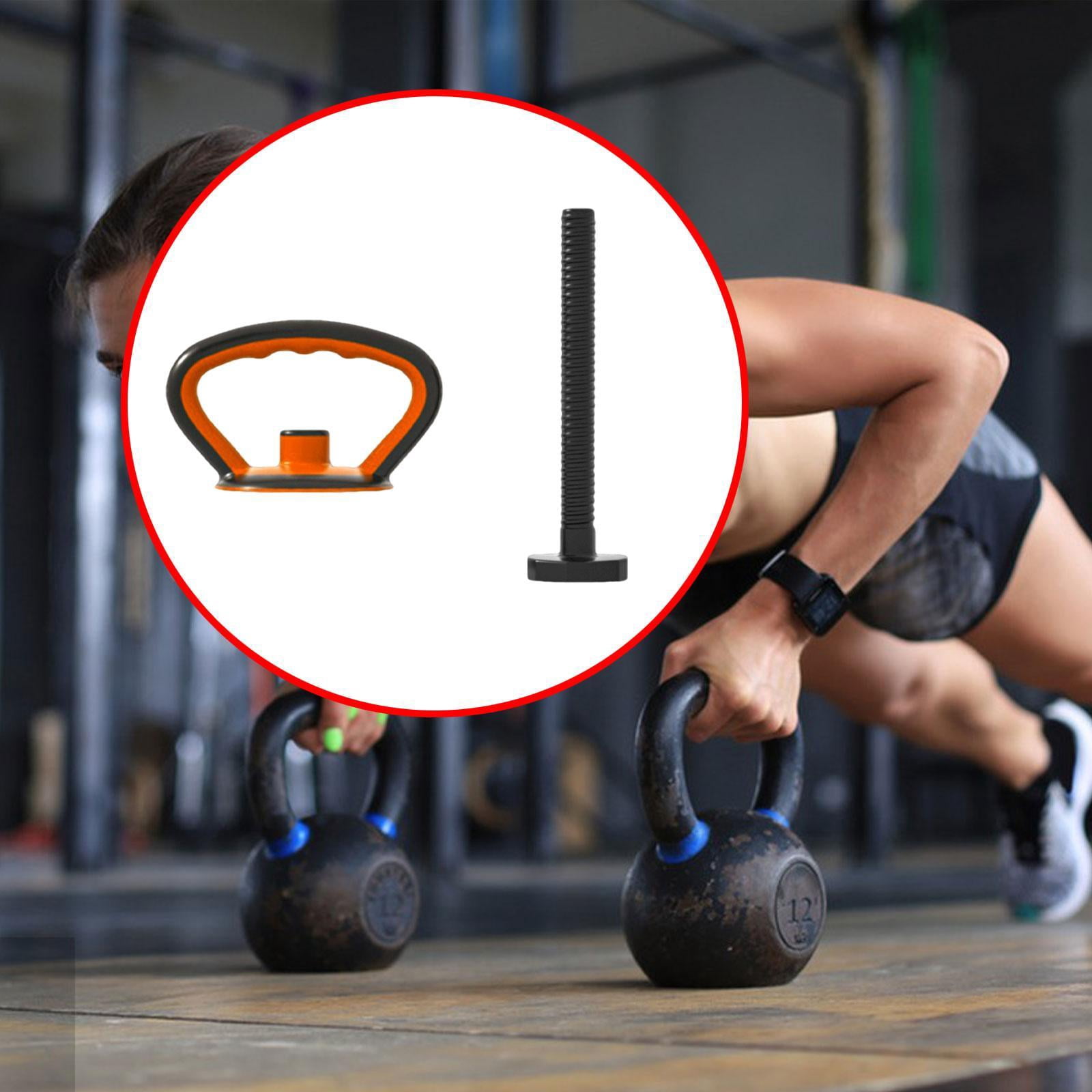Baoblaze Kettlebell Handle Equipment Kettle Bell Grip for Workout Fitness Competition black 1 handle 1 rod