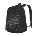 thumbnail image 1 of Easygdp Black And White Dotted Mochila de Gran Capacidad Minimalista Ideal para Escuela, Viajes y Uso Diario, 1 of 6