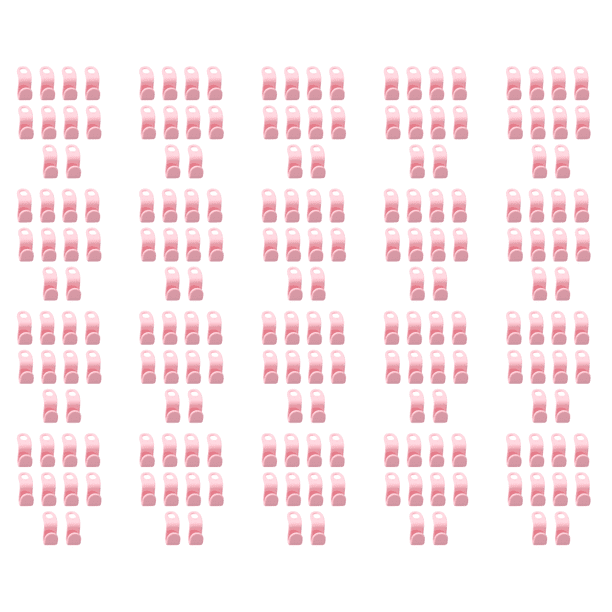 Gancho Conexión para Percha Ropa Ganchos Hebilla Color Rosa 10 Uds.