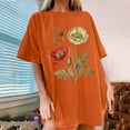 thumbnail image 4 of Pincandy Womens Oversized Tshirt Flower Graphic Tees Nashville Music Short Sleeve Shirts Summer Casual Loose Beach Tops, 4 of 7