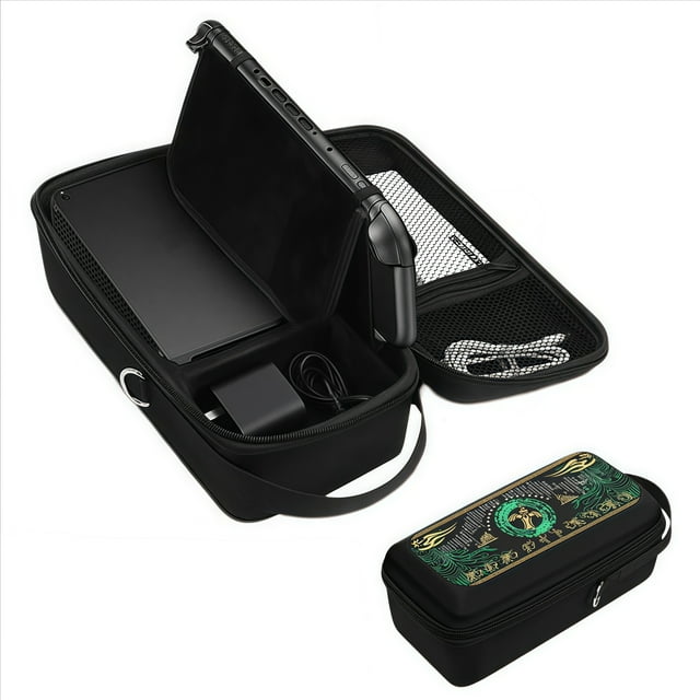 Étui Rigide de Transport pour Nintendo Switch 2 avec Poches de Rangement, Fermeture Éclair et Accessoires de Protection