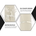 thumbnail image 4 of Shisuyan Delicate Napkin Ring Silver 6Pcs, 4 of 8