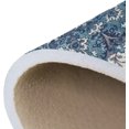 thumbnail image 7 of Dreamtimes Abstract Blue Flower Area Rug, 36"x24" Ethnic Theme Non-Slip Washable Indoor Door Mat, Absorbent Floor Mat for Bedroom Kitchen Entryway Bathroom, 7 of 7