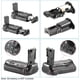 thumbnail image 4 of Empuñadura de batería (empuñadura de repuesto para Canon BG-E14) Cargador de entrada dual para cámara DSLR Canon EOS 70D 80D, 4 of 4