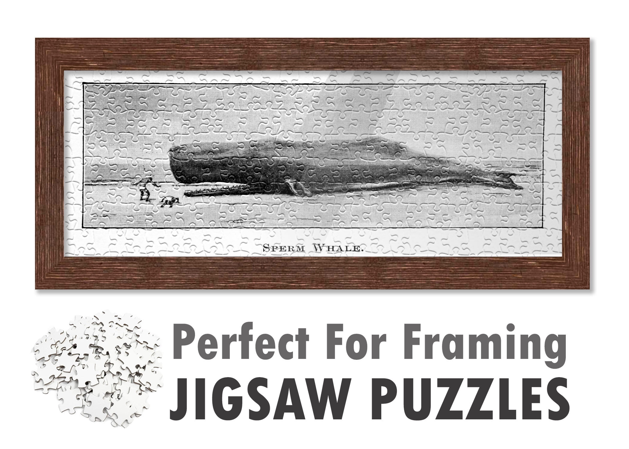 18x48 Frame Brown Barnwood Picture Frame - Modern Photo Frame Includes UV Acrylic Shatter Guard