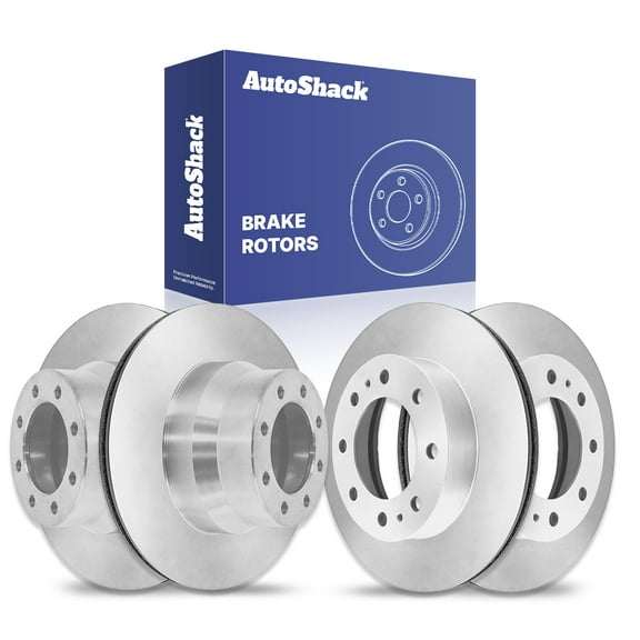 AutoShack Front Vented & Rear Vented Brake Rotors 4-PC Set Replacement for 2009 Chevrolet Express 3500 2009 GMC Savana 3500