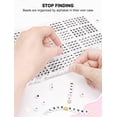 thumbnail image 3 of Deally 1400 PCS Letter Beads for Jewelry Making Kit, 28 Styles Alphabet Beads for Friendship Bracelets Assorted Preppy Beads with Storage Case, 3 of 6