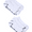 White, variant on Reebok Men's Pro Series Low Cut Socks, 6-Pack