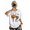 White, variant on Halloween Stay Creepy Skull Pumpkin Graphic T-Shirt for Women, White Short Sleeve Tee