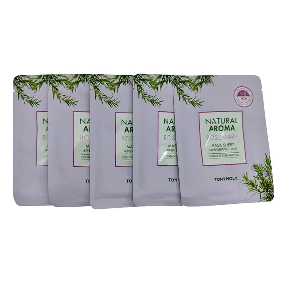 TonyMoly Natural Aroma Rosemary Hydrating Mask Sheet Set of 5