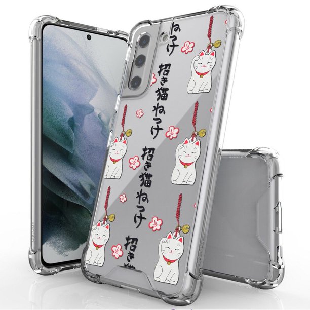 Aquaflex Series Bumper Case For Samsung Galaxy S21 Plus With Touch Tool Lucky Cat Walmart Com