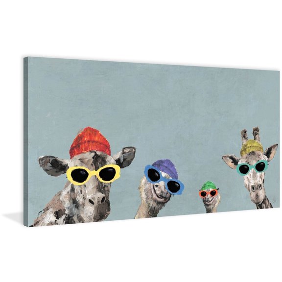Color Squad Painting Print on Wrapped Canvas