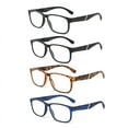 thumbnail image 5 of +5.00 Bevi Eyewear Adult Unisex Square Reading Glasses, +5.00 Magnification, Off-White, 4 Pair, 5 of 7