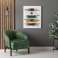 thumbnail image 3 of Inspirational Wall Art Life Is Short Yet Sweet Wall Art Motivation Wall Decor for Home Office Gym Inspiring Success Quote Print Ready to Hang Unframed, 3 of 7