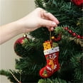 thumbnail image 4 of Felt Applique Stocking Making Kit, Toy Train Santa, Perfect for DIY Arts and Crafts, 4 of 5