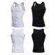 thumbnail image 5 of Chaleco Adelgazante Moldeador De Cuerpo, 4 Piezas De Camisetas Interiores Para Abdomen, Chaleco Adelgazante Para Hombres Para Gimnasio, 5 of 7