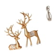 thumbnail image 6 of CarpNettore Deer Sculpture Statue Reindeer Lover Figurine Resin Tabletop Ornament Romantic Couple Miniature Hand Painted Suitable for Gift Giving Home Decoration, 6 of 8