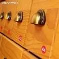 thumbnail image 4 of shiyou-Red Consecutive Number Stickers \u2013 1 to 50, 1-inch, 1 Set \u2013 Vinyl Self Adhesive Premium Decal, Ideal for Inventory, Storage, Organizing, Boxes, Bins, Toolbox, Lockers & More, Indoor/O, 4 of 4