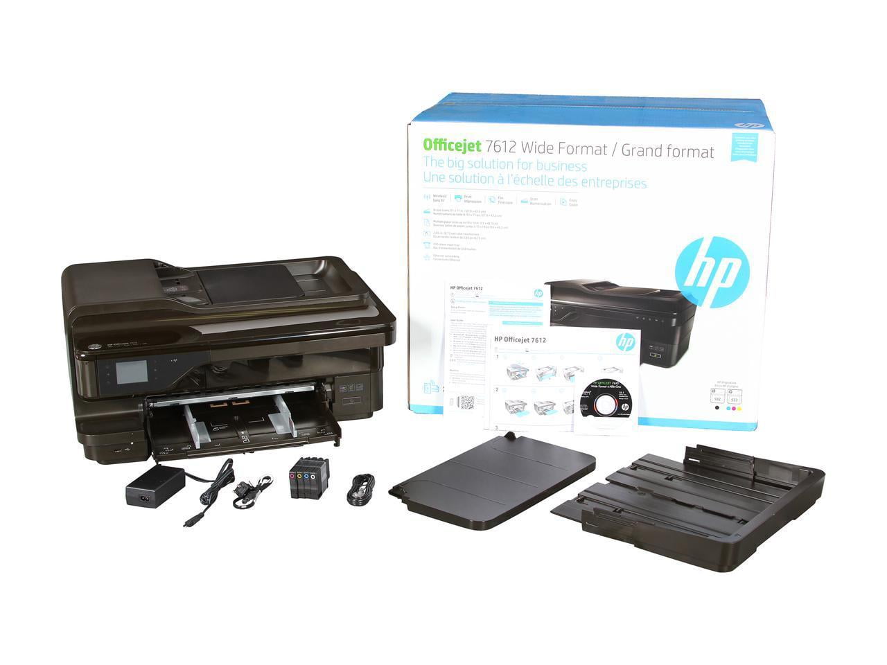 Hp officejet 7612 замена картриджей