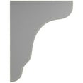 thumbnail image 3 of 1 3/4"W x 8 1/2"D x 11"H Plymouth Wood Vintage Decor Bracket, Pebble Grey, 3 of 6
