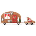 thumbnail image 4 of Bangcool Christmas Table Decoration Set DIY Creative Santa Driving Car Showcase Decor, 4 of 8