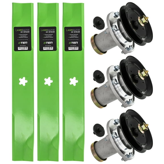 8TEN Blade Spindle Kit for Husqvarna 539112170 510417801 52-inch Deck MK1009719