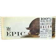 Epic Uncured Bacon Pork Maple Protein Bar, 1.5 Ounce -- 12 per Case.