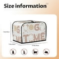 thumbnail image 5 of Fotbe Cat Yoga Time for Two Slice Toaster Cover, Fingerprint Protector, Super Soft Appliance Cover And Dust Cover,Bread Dust Cover & Fingerprint Protection, 5 of 7