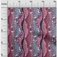 thumbnail image 2 of oneOone Cotton Poplin Burgundy Fabric Floral Diy Clothing Quilting Fabric Print Fabric By Yard 56 Inch Wide, 2 of 6