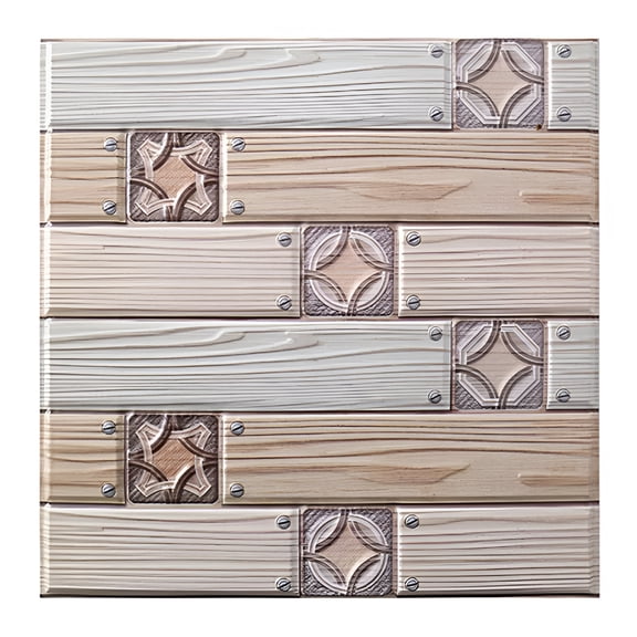 LAMIRO Peel And Stick Backsplash Bathroom,Adhesive Tiles Square for Kitchen Living Room Diy Wall Stickers Waterproof Kitchen Backsplash(1/10 Sheets)