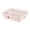Beige, variant on Yatlte Reusable Lunch Box Meal Prep Containers - 3 Compartment Snack Box Container with Airtight Lid - Dishwasher, Freezer, Microwave Safe Food Snack Storage