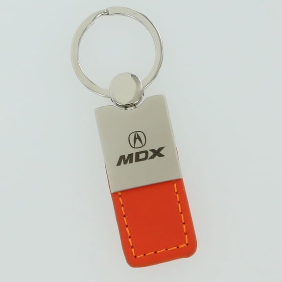 Acura MDX Leather Key Ring (Orange)