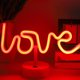 thumbnail image 4 of Luz Led con Forma de San Valentín, Decoración de Color, Luz de Neón con Base Redonda Usb, 4 of 6