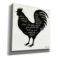 thumbnail image 2 of Epic Graffiti 'Rooster - Strut Your Stuff' by Cindy Jacobs, Canvas Wall Art, 18"x18", 2 of 2
