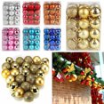 thumbnail image 2 of 24/12/10/6 piezas de bolas de Navidad, adornos para árbol de Navidad, adornos colgantes para árbol, bolas decorativas, colgantes para fiesta de Navidad, decoración del hogar, 2 of 6