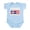 Sky Blue, variant on CafePress - Dominirican Infant Creeper - Baby Light Bodysuit, Size Newborn - 24 Months