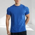 thumbnail image 3 of yillto Mens Muscle Shirts Short Sleeve Workout Gym Tees Breathable Activewear Athletic Running Shirt, 3 of 5