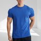 thumbnail image 4 of pstuiky camisetas de hombre, Blusas casuales de verano para hombre, de manga corta, color liso, con cuello redondo y para fitness camisas casuales para hombre l, 4 of 5