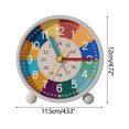 thumbnail image 3 of Children's Alarm Clock, Analogue Alarm Clock, No Ticking, Learning Alarm Clock, Children's Quartz Alarm Clock, Usupdd 2025 Children's Alarm Clock, Analogue Alarm, 3 of 3