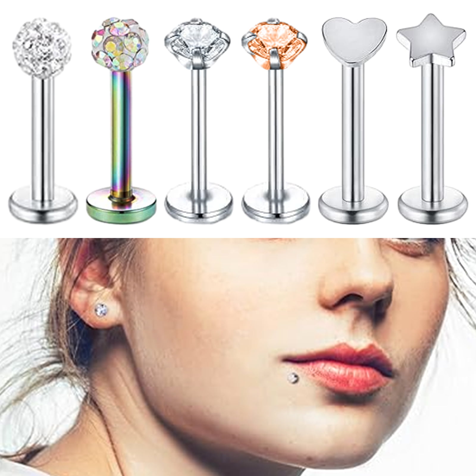 Ear piercing set jewelry clearance