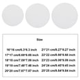 thumbnail image 2 of tooloflife Steamers Mat for for Steaming Buns Dumplings Pastry Self Detaching Non-Stick Porous Silicone White Round 16cm-25cm, 2 of 8