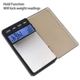 thumbnail image 3 of Electronic Coffee Scale, 1000g 0.1g Weight Reading Hold Digital Pocket Coffee Scale Accurate Tare Function  For Food For Cafe, 3 of 8