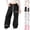 Black, variant on Gunia Girls Sweatpants Bowknot Girl'S Wide Leg Baggy Lightweight Straight Leg With Pockets Athletic Pants With Pockets 4-16 Years