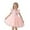 r-53Pink20, variant on MEZZALL Dresses Elegant Girls Sleeve Dress Birthday Celebration Fancy Party Gown Toddlers Little Girls Tasteful Satin Overlay With Skirt Trendy Kids Crew Neck Solid Color Child Sundress