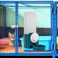 thumbnail image 3 of Bvdfgk Dog Cat Hanging Bowl with Water Bottle Removable for Kennel Cat Cage Coop Easily Blue, 3 of 9
