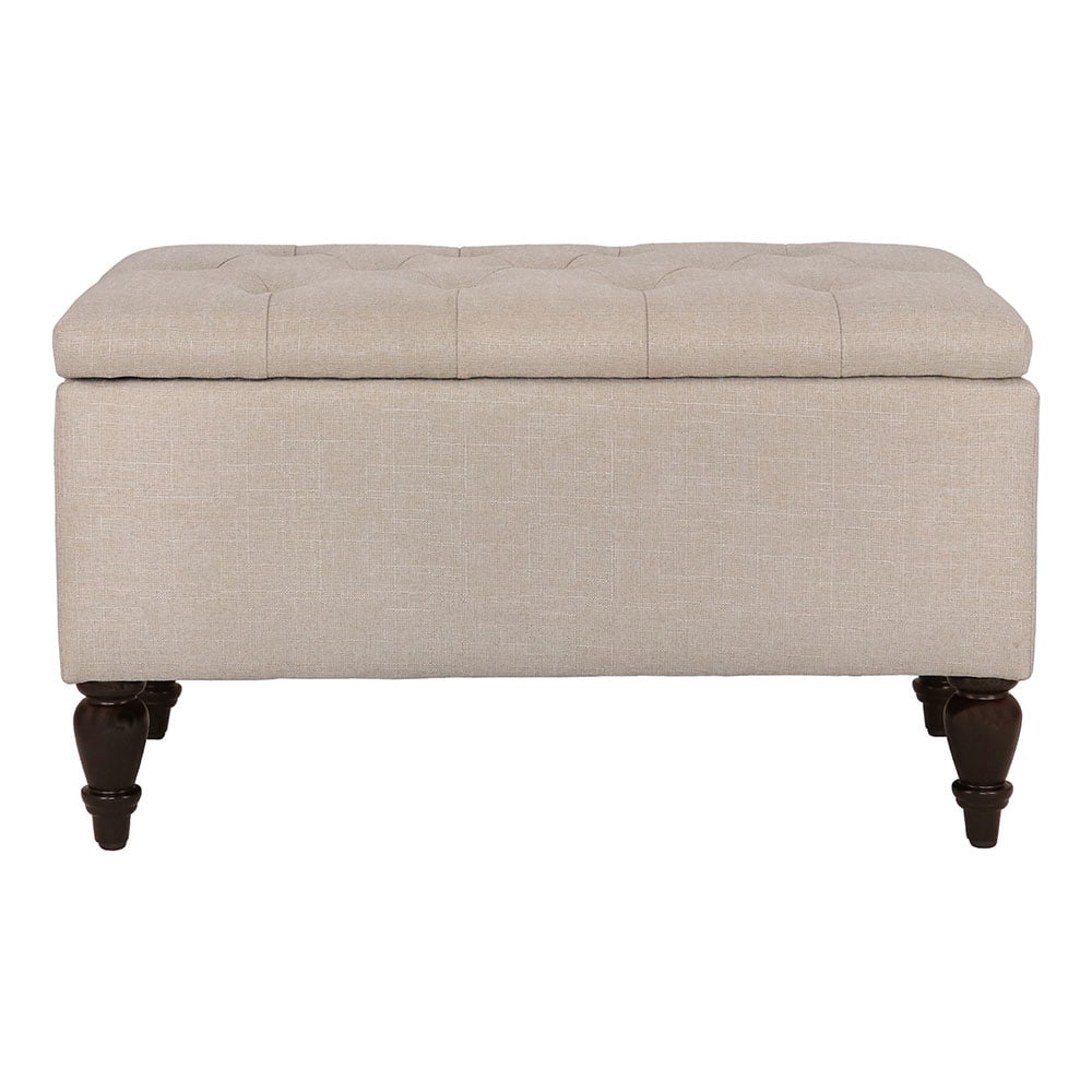 Abble 29 Inch Upholstered Storage Bench