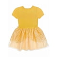 thumbnail image 2 of Girls Disney Princess Beauty and the Beast Belle Cosplay Short Sleeve Sweater Dress, Sizes 4-12, 2 of 14
