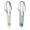 thumbnail image 4 of Monstrate Cuchillo de fruta de acero inoxidable de Corte de Precisión de 3 piezas para cocina, cuchillo para tallar fruta fácil de limpiar Cocina y Comedor blanco, 4 of 6