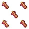 thumbnail image 1 of Methold Ropa para perros Ropa para mascotas Vestidos para cachorros de colores brillantes Traje Tang Año Nuevo chino Estilo Estilos múltiples rojo S 5Conjunto, 1 of 6