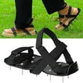 thumbnail image 3 of KMSS Lawn Aerator Shoes with Hook And Loop Strap Adjustable Spikes Shoes Soil Yard Aerator Lawn Care Tool for Patio Garden, 3 of 8